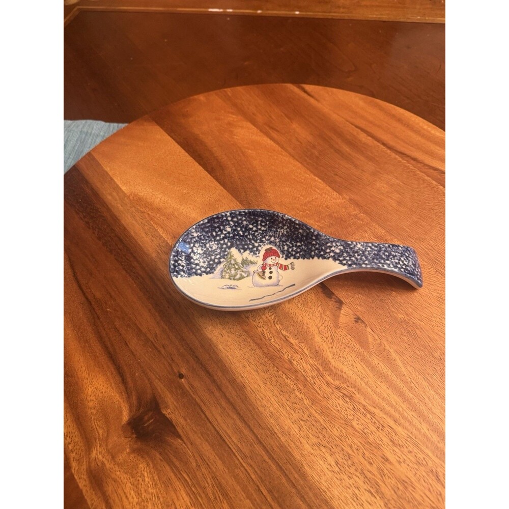 Spoon Rest/Holder (Holds 1 Spoon) Snowman by Thomson